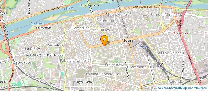 localisation de l'entreprise SCI DIHALP  TOURS