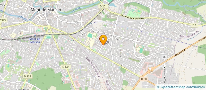 localisation de l'entreprise SCI DIHARCE à MONT-DE-MARSAN