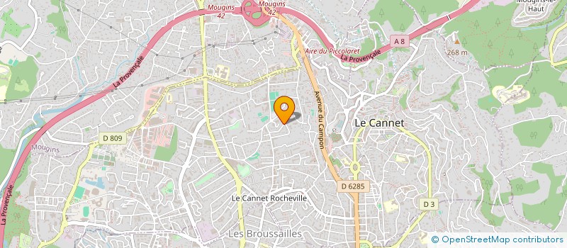 localisation de l'entreprise SCI DIHEVE à LE CANNET