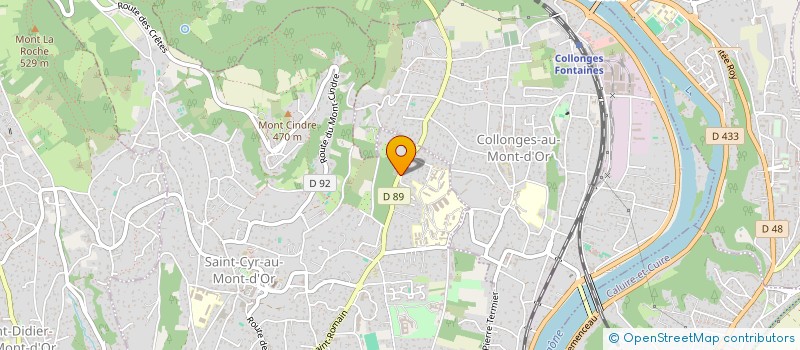 localisation de l'entreprise SCI DIJEAU IPAD  SAINT-CYR-AU-MONT-D'OR