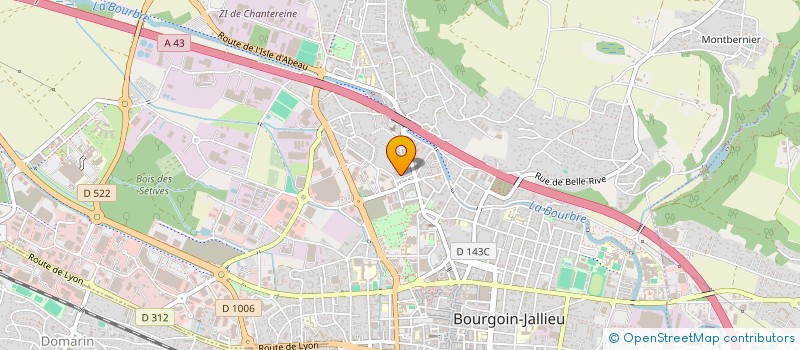 localisation de l'entreprise SCI DIJECL  BOURGOIN-JALLIEU
