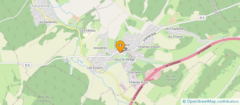 localisation de l'entreprise SCI DIJO  EMAGNY