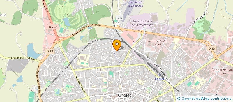 localisation de l'entreprise SCI DIJO à CHOLET