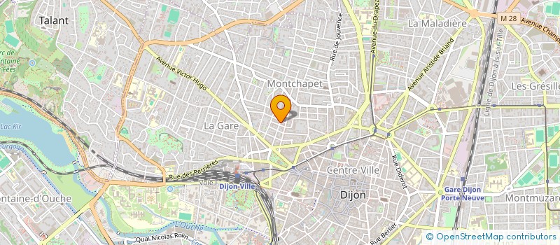 localisation de l'entreprise SCI DIJON MONTMARTRE 17 à DIJON