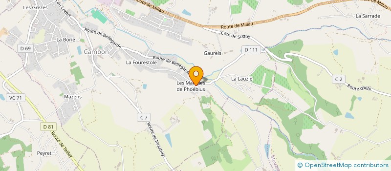 localisation de l'entreprise SCI DIJOUX  CAMBON