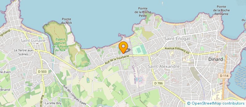 localisation de l'entreprise SCI DIKA  SAINT-LUNAIRE