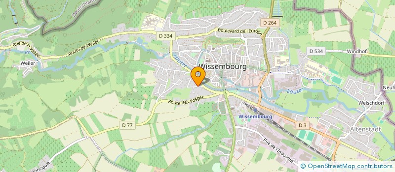 localisation de l'entreprise SCI DIKICI  WISSEMBOURG