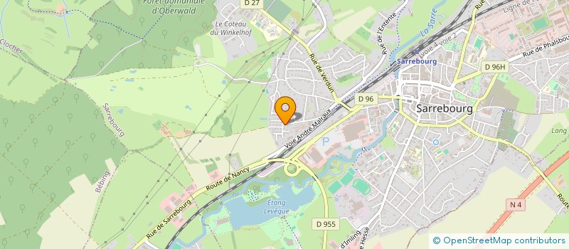 localisation de l'entreprise SCI DILANE à SARREBOURG