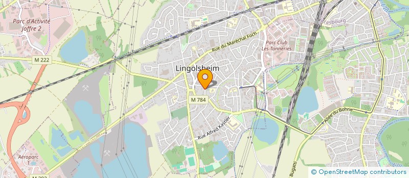 localisation de l'entreprise SCI DILDA  LINGOLSHEIM