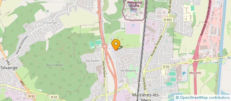 localisation de l'entreprise SCI DILEK 57  HAUCONCOURT