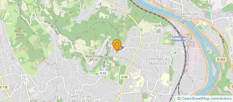 localisation de l'entreprise SCI DILENE  COLLONGES-AU-MONT-D'OR