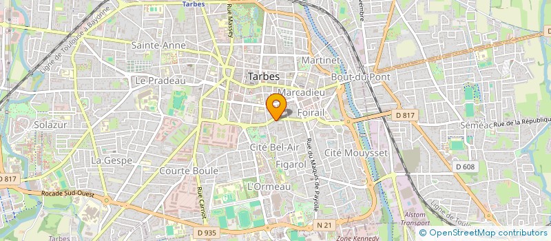 localisation de l'entreprise SCI DILES  TARBES