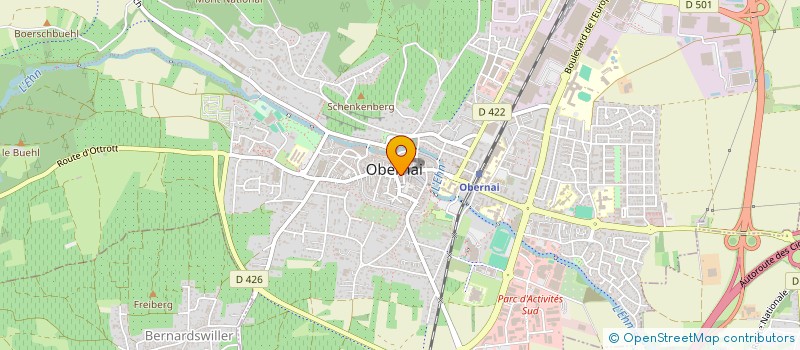 localisation de l'entreprise SCI DILIGENCE à OBERNAI