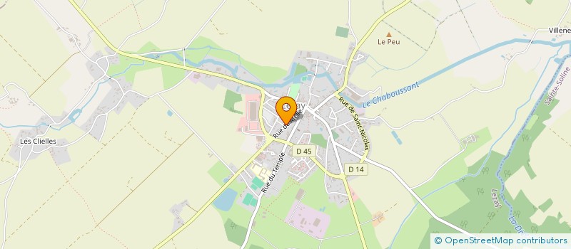 localisation de l'entreprise SCI DILIGITIS  LEZAY