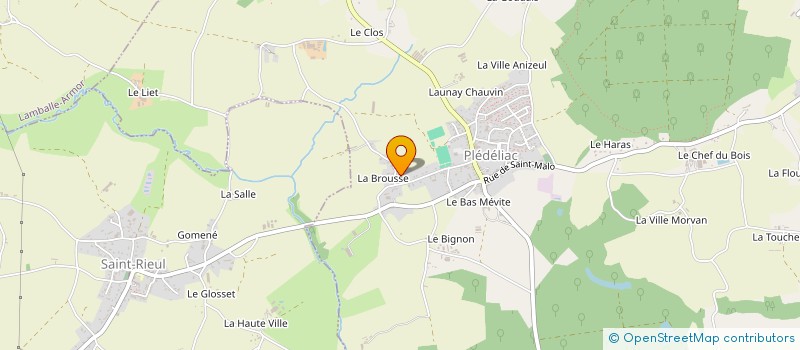 localisation de l'entreprise SCI DILLO  PLEDELIAC