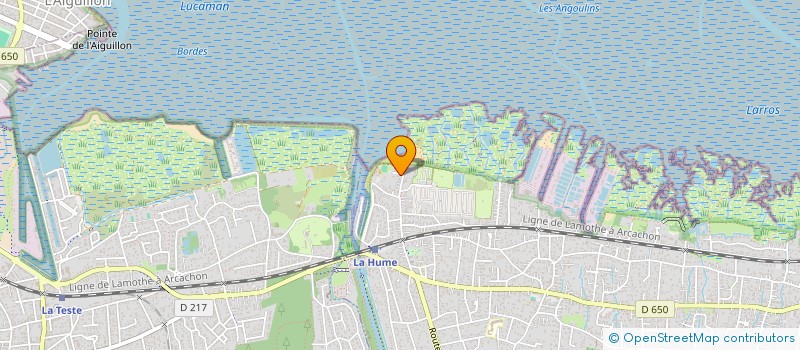 localisation de l'entreprise SCI DILLON PLAZZA  GUJAN-MESTRAS