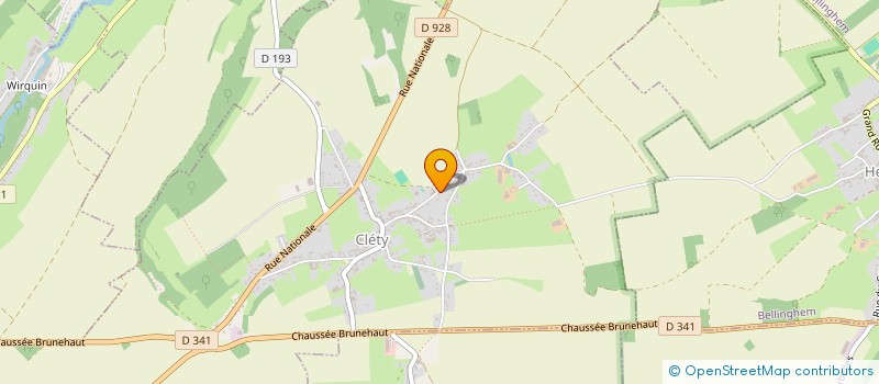 localisation de l'entreprise SCI DILLY  CLETY