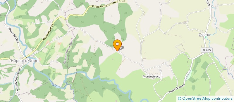 localisation de l'entreprise SCI DILLY-LAMBERT  OZENX-MONTESTRUCQ