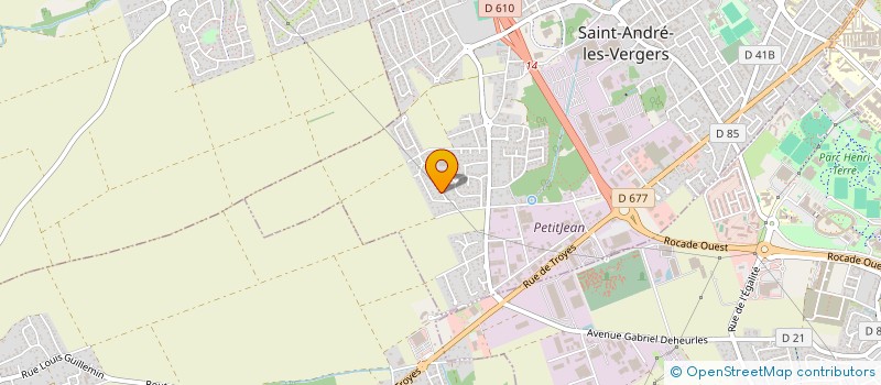 localisation de l'entreprise SCI DILOU  SAINT-ANDRE-LES-VERGERS