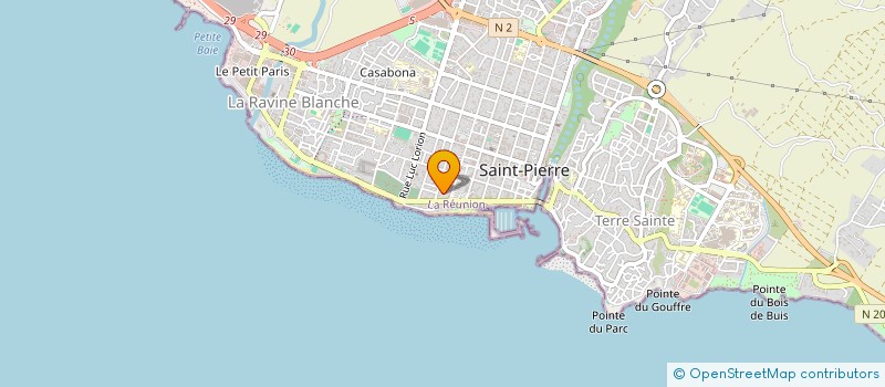 localisation de l'entreprise SCI DILSHAD à SAINT-PIERRE