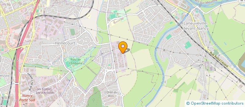 localisation de l'entreprise SCI DILUTO  HEILLECOURT