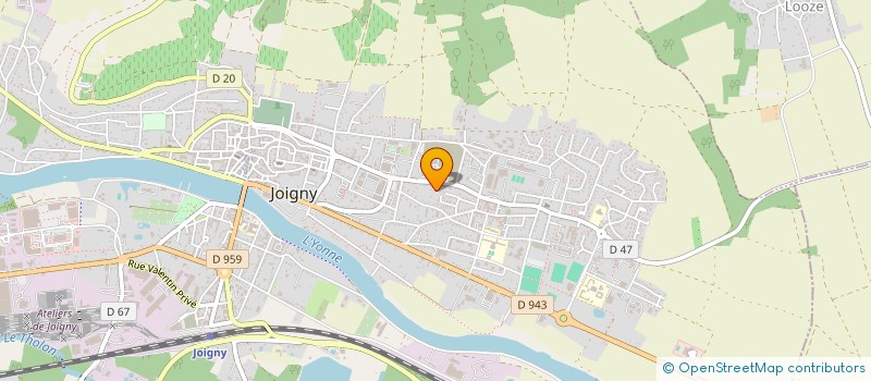 localisation de l'entreprise SCI DILYMAG à JOIGNY