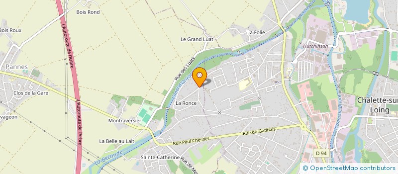 localisation de l'entreprise SCI DIM à PANNES