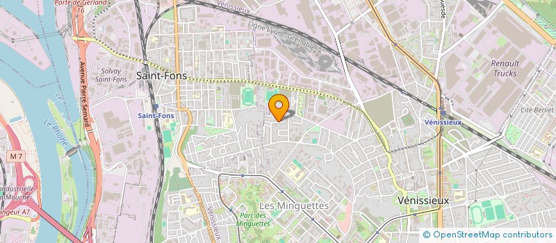 localisation de l'entreprise SCI DIM GLAMDRING  VENISSIEUX