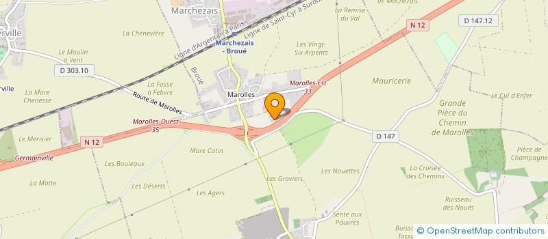 localisation de l'entreprise SCI DIM SAINT JACQUES à BROUE
