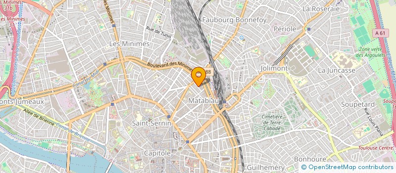 localisation de l'entreprise SCI DIMA à TOULOUSE