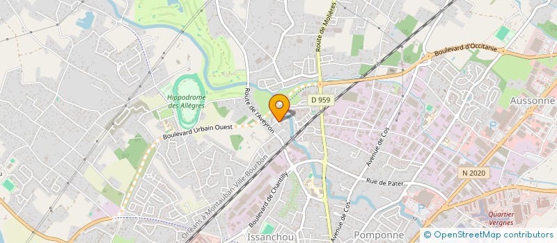 localisation de l'entreprise SCI DIMA  MONTAUBAN