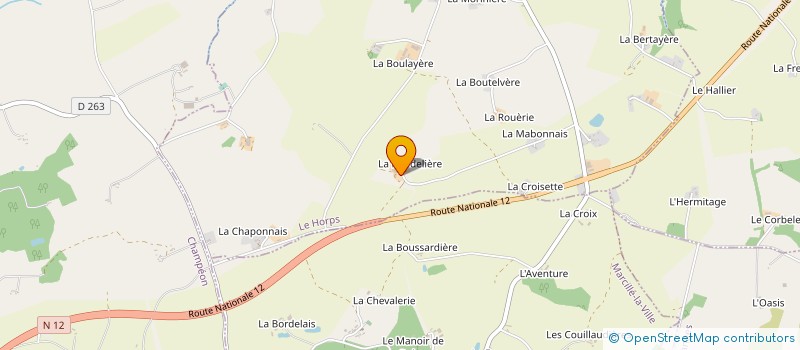 localisation de l'entreprise SCI DIMAGIL  LE HORPS