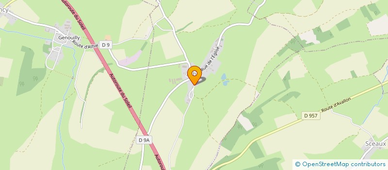 localisation de l'entreprise SCI DIMALEX  ATHIE