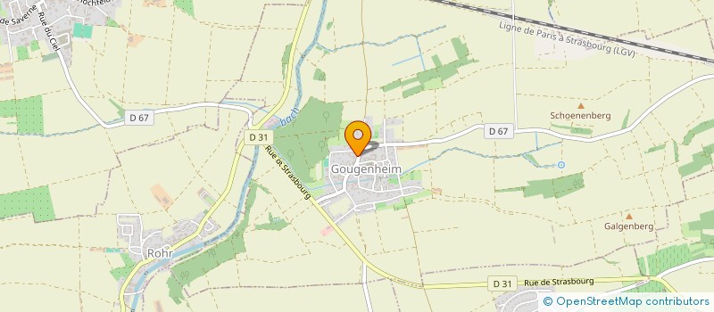 localisation de l'entreprise SCI DIMANCHE SOIR  GOUGENHEIM