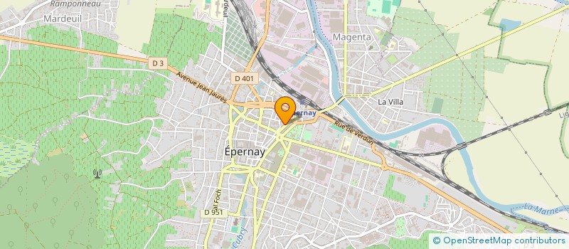 localisation de l'entreprise SCI DIMAPA & PHI à EPERNAY