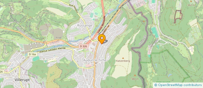 localisation de l'entreprise SCI DIMAR à AUDUN-LE-TICHE
