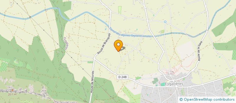 localisation de l'entreprise SCI DIME  EYGALIERES
