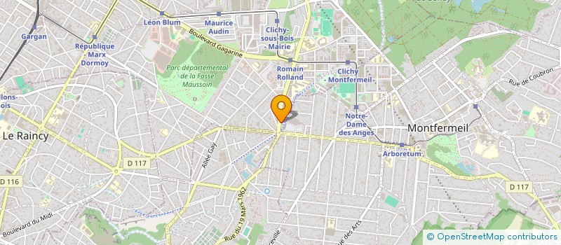 localisation de l'entreprise SCI DIMIER à CLICHY-SOUS-BOIS