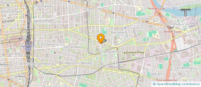 localisation de l'entreprise SCI DIMINO ANTONIO  VILLEURBANNE