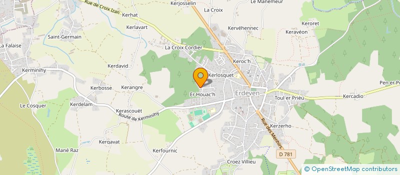 localisation de l'entreprise SCI DIMINU TIF  ERDEVEN