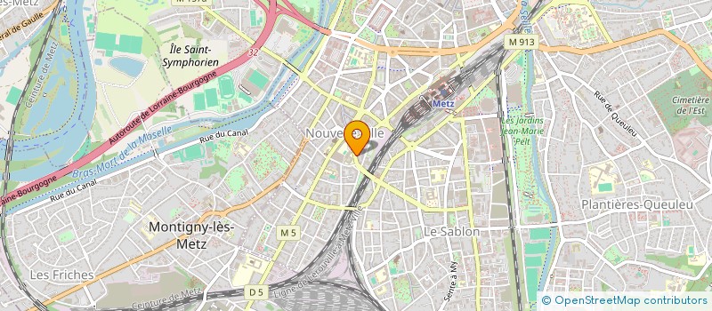 localisation de l'entreprise SCI DIMITRI  METZ