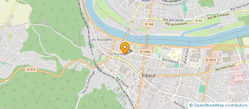 localisation de l'entreprise SCI DIMITRI  ELBEUF