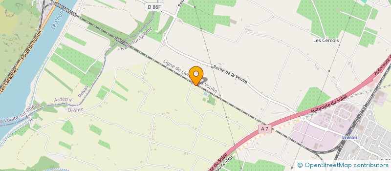 localisation de l'entreprise SCI DIMITRI.B  LIVRON-SUR-DROME