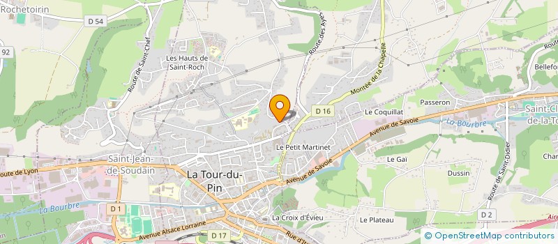 localisation de l'entreprise SCI DIMO  LA TOUR-DU-PIN