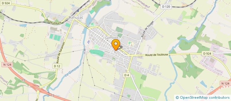 localisation de l'entreprise SCI DIMOHE  GIMONT