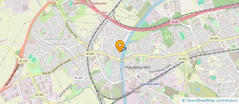 localisation de l'entreprise SCI DIMP  HAUBOURDIN