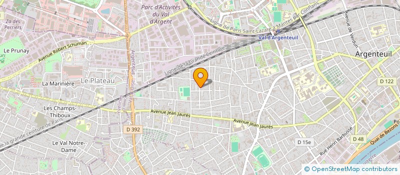 localisation de l'entreprise SCI DIMS  ARGENTEUIL