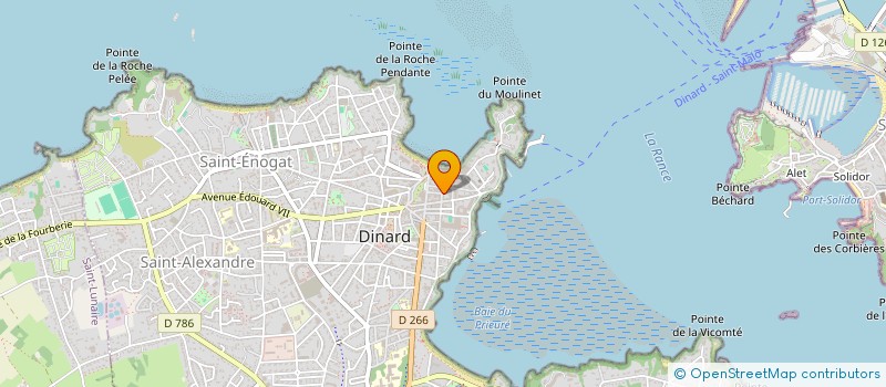 localisation de l'entreprise SCI DIN'ART  DINARD