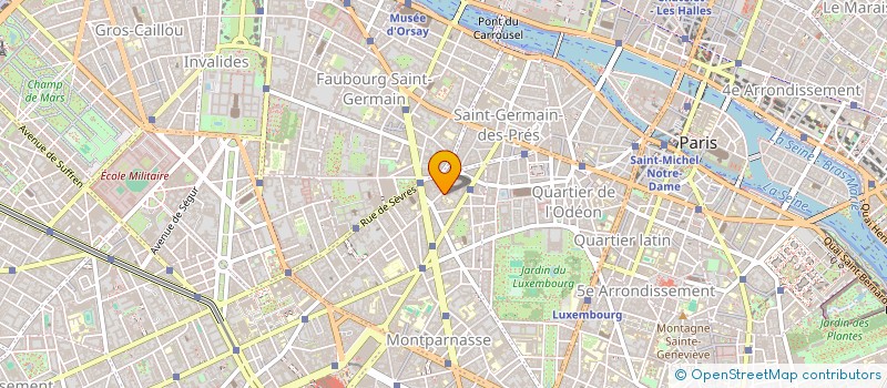 localisation de l'entreprise SCI DINA 2008  PARIS