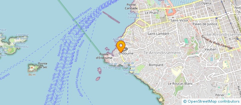 localisation de l'entreprise SCI DINA  MARSEILLE
